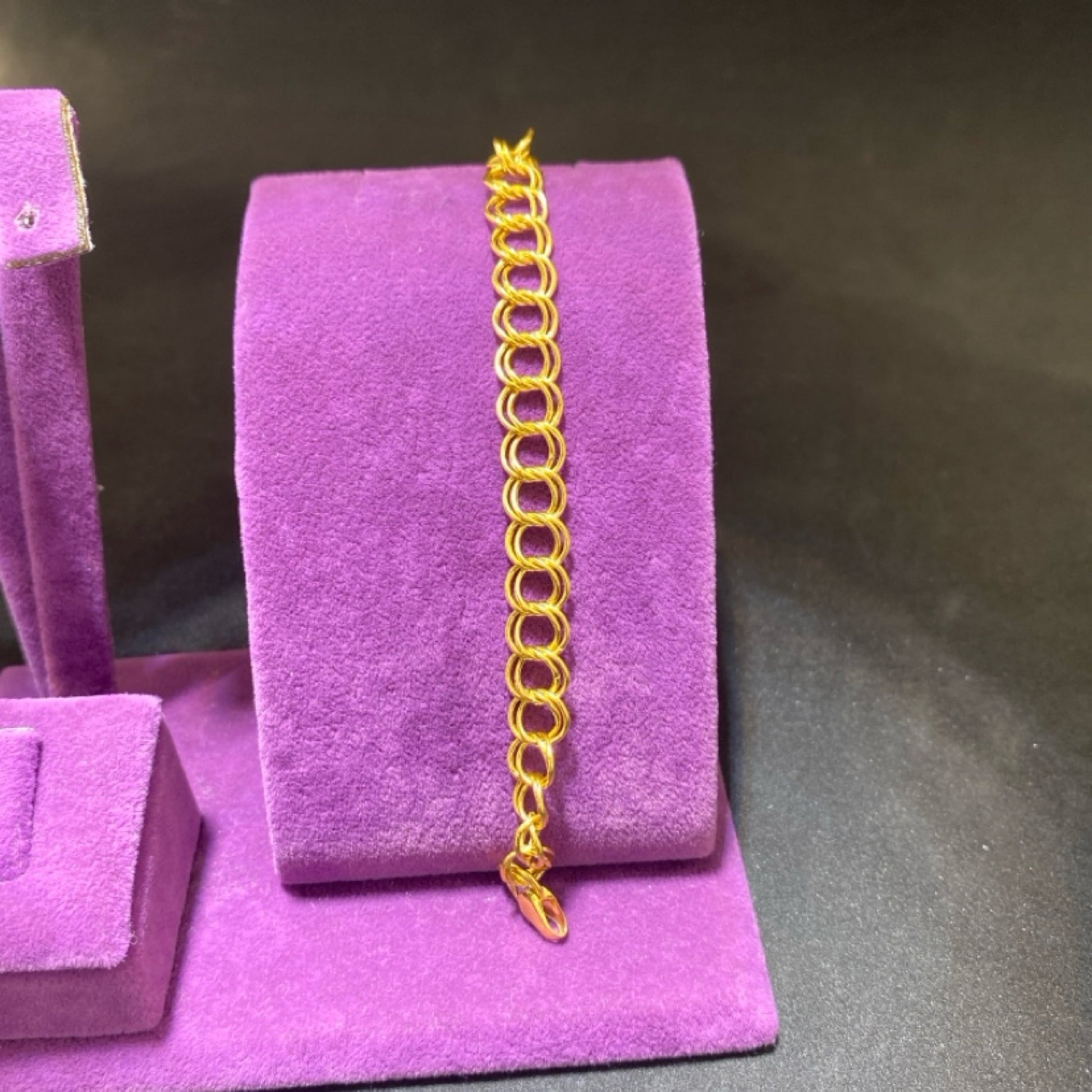 22 Ayar Altın Bileklik Samanyolu Özel Tasarım 3.57gr 20 CM Kadın - B00978