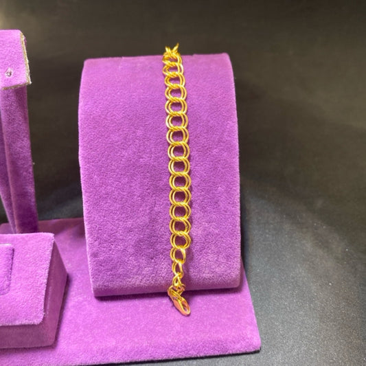 22 Ayar Altın Bileklik Samanyolu Özel Tasarım 3.57gr 20 CM Kadın - B00978