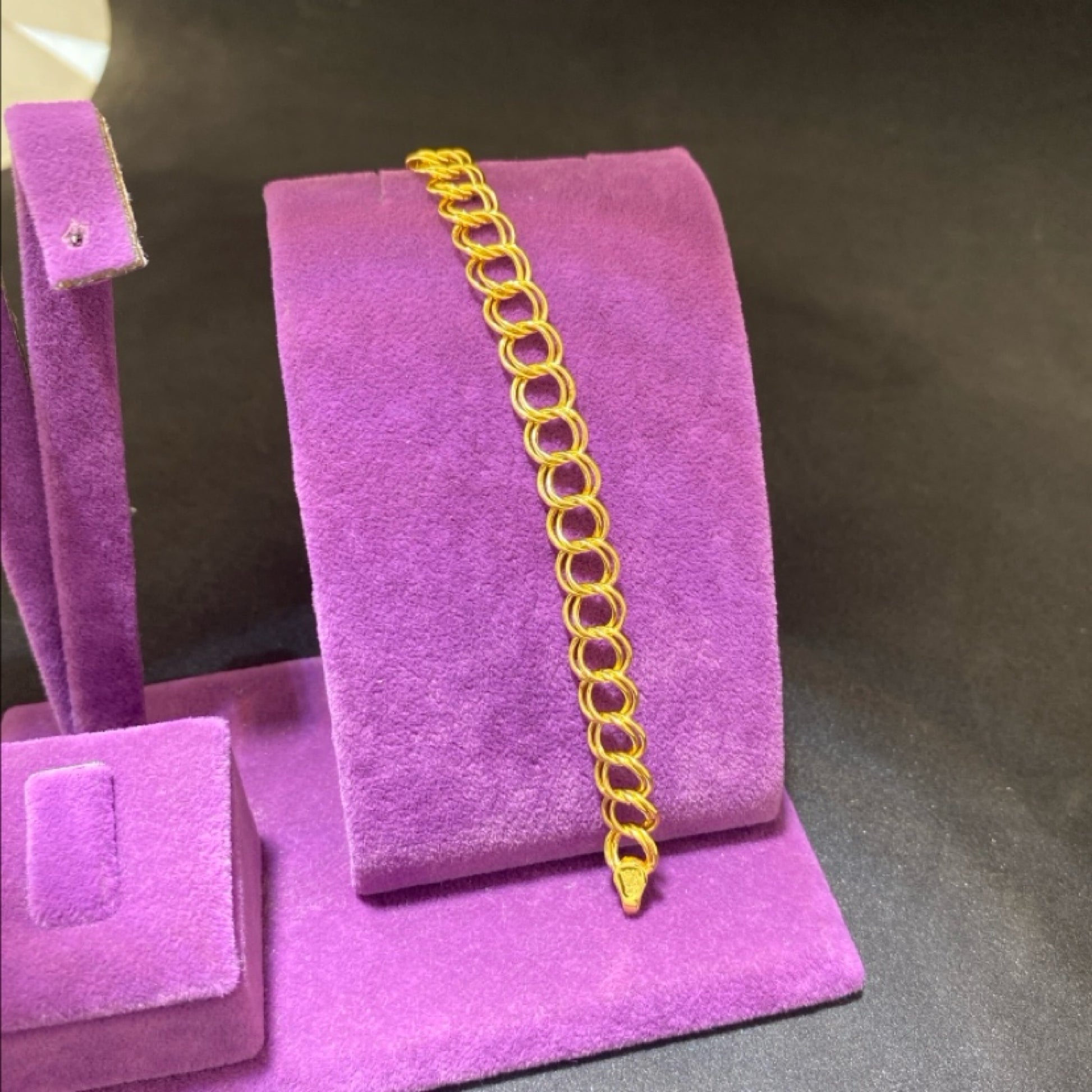 22 Ayar Altın Bileklik Samanyolu Özel Tasarım 3.72gr 20 CM Kadın - B00977