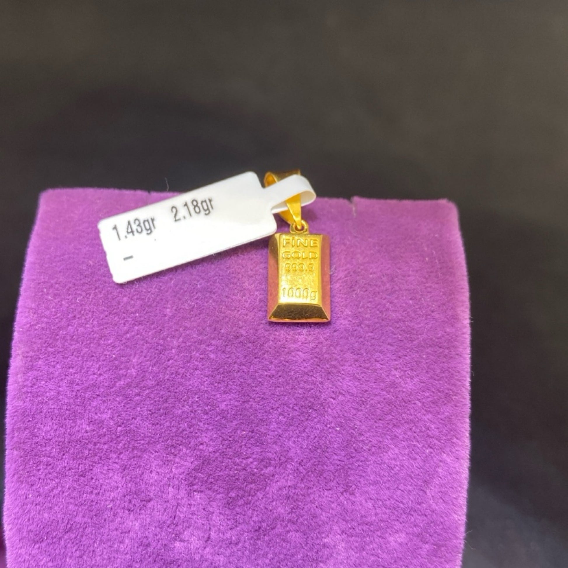 22 Ayar Altın Kolye Ucu Modern Tasarım 1.43gr Hediye - C00280