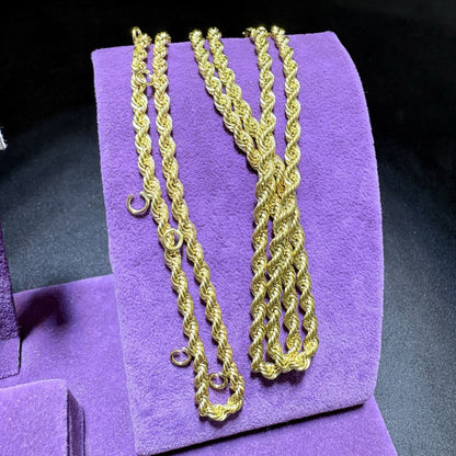 22 Ayar Altın Halat Tasarım Paksoy 10.87gr 65CM Hediye - H00207