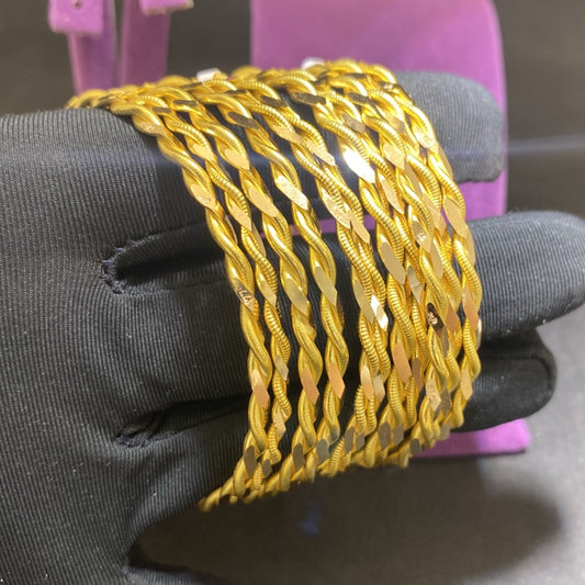 22 Ayar Altın Bilezik Kıvırcık El İşi 10.05gr Kadın - BZ01282