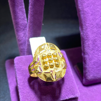 22 Ayar Altın Yüzük Dorikalı Dorika Özel Tasarım 4.97gr 21 Numara Kadın Paksoy - Y01048