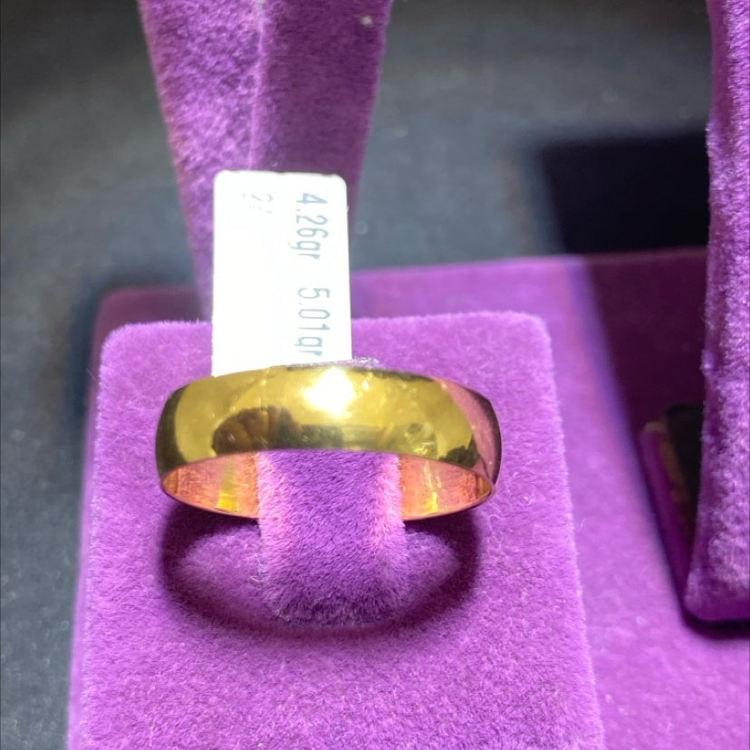 22 Ayar Altın Alyans Klasik Model 4.26gr 24 Numara Paksoy Erkek - AL00857