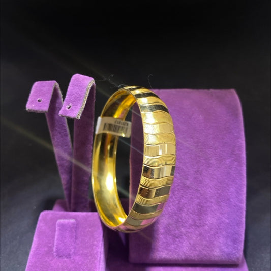 22 Ayar Altın Bilezik Paksoy Şarnel Modern Tasarım 15.86gr Kadın Hediye - BZ01317