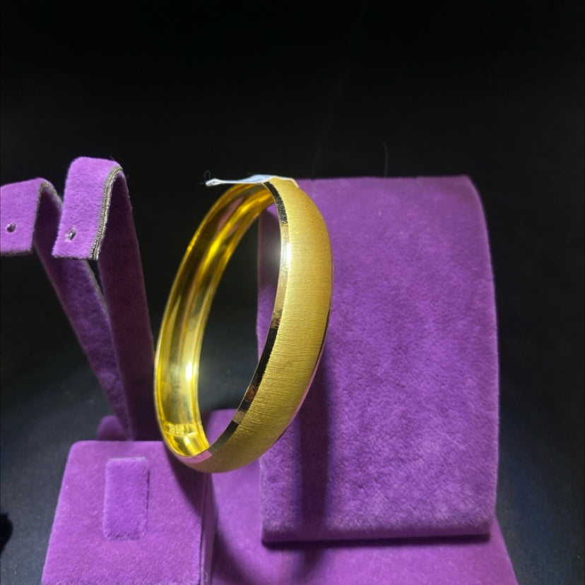 22 Ayar Altın Bilezik Kumlu Şarnel Modern Tasarım 12.03gr Kadın Hediye Paksoy Kuyumculuk - BZ01318