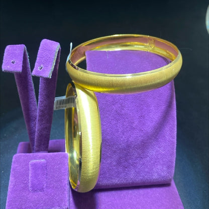 22 Ayar Altın Bilezik Kumlu Şarnel Modern Tasarım 12.82gr Kadın Paksoy - BZ01319