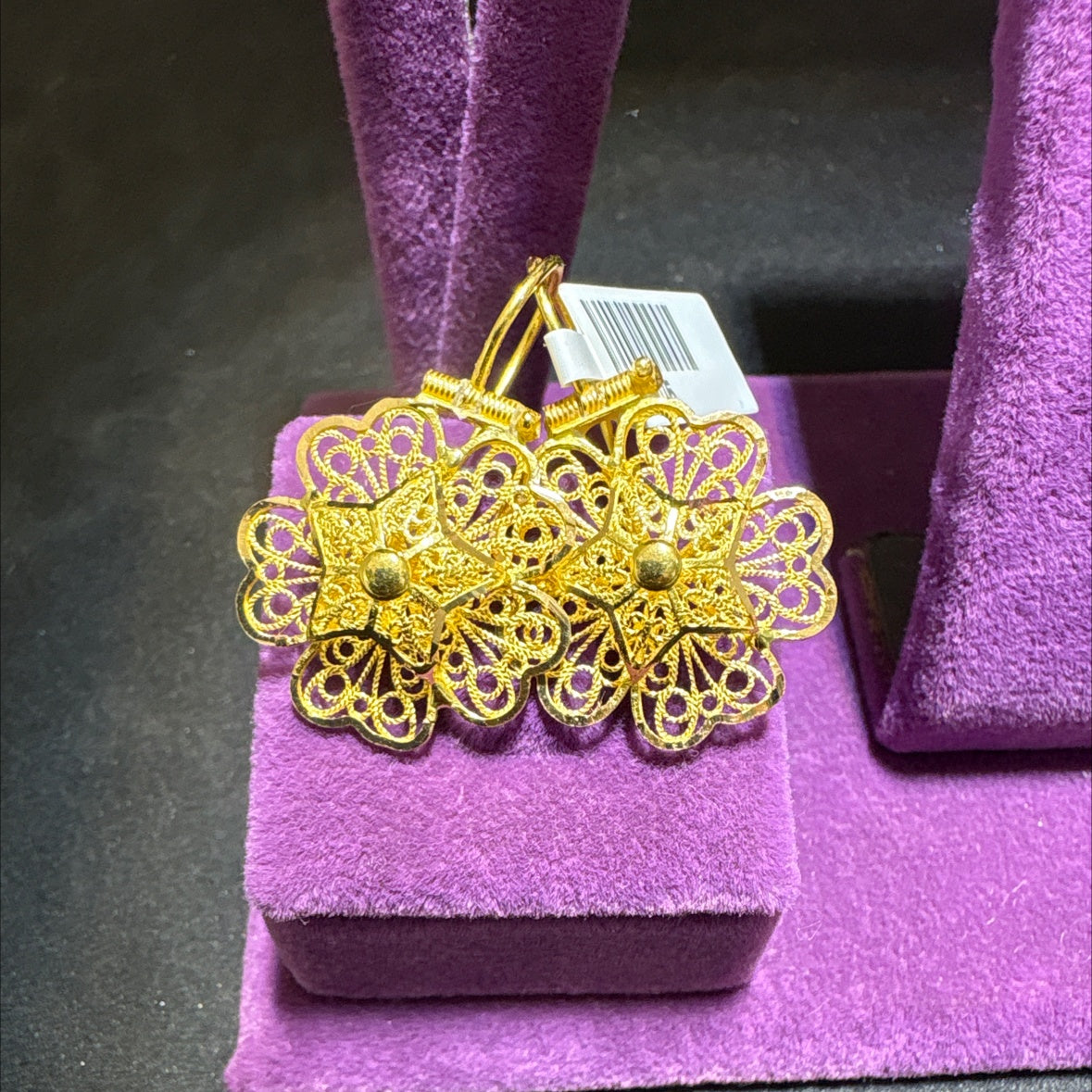 22 Ayar Altın Küpe Gül Model 4.84gr Kadın Özel Tasarım Paksoy Kuyumculuk - K01005