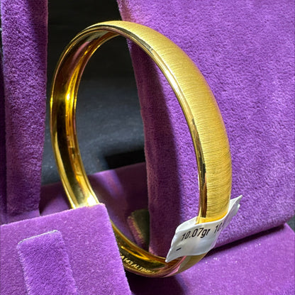 22 Ayar Altın Bilezik Paksoy Modern Tasarım 10.07gr Hediye - BZ01181