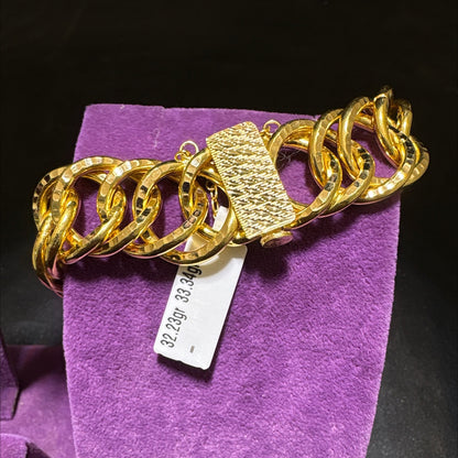 22 Ayar Altın Bileklik Kartiyer Yaldızlı Tasarım 32.23gr Kadın - B00927