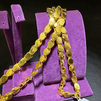 22 Ayar Altın Zincir Modern Tasarım 43.37gr 3 Numara Kadın - Z00067