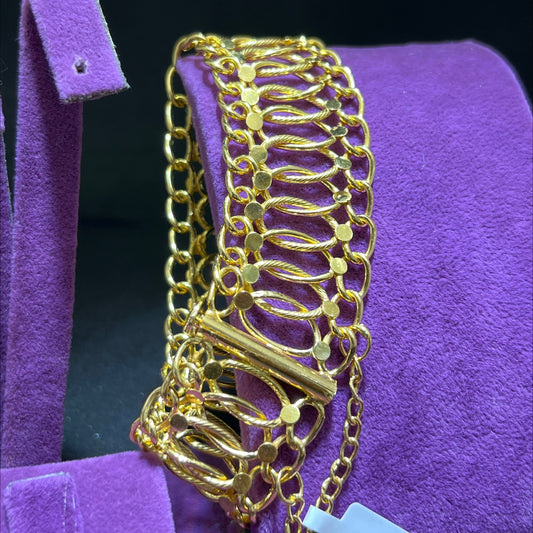 22 Ayar Altın Bileklik Paksoy Özel Tasarım 16.25gr Hediye - B00933 - alternatif görsel