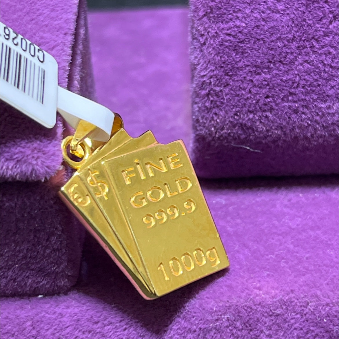 22 Ayar Altın Kolye Ucu Modern Tasarım 3.52gr Hediye - C00267