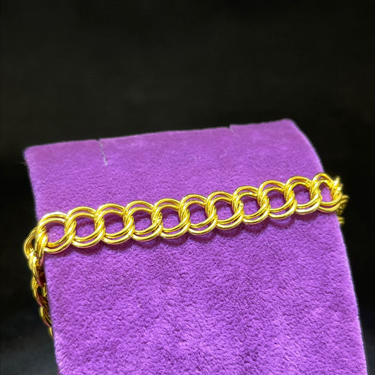 22 Ayar Altın Bileklik Samanyolu Modern Tasarım 5.15gr Kadın - B00956 - alternatif görsel