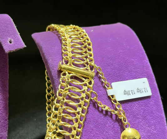 22 Ayar Altın Bileklik Paksoy Modern Tasarım 20.51gr Hediye - B00932 - alternatif görsel