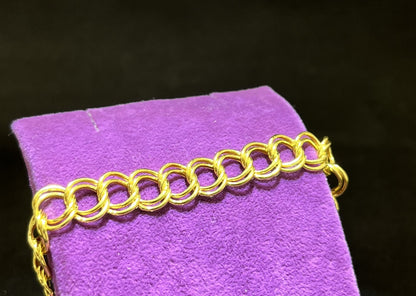 22 Ayar Altın Bileklik Samanyolu Özel Tasarım 10.80gr Kadın - B00953