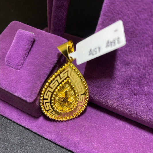 22 Ayar Altın Kolye Ucu Versace Model 3.64gr Hediye - C00271 - alternatif görsel