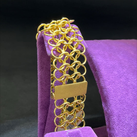 22 Ayar Altın Bileklik Prenses Modelli 30.38gr Kadın - B00960 - alternatif görsel