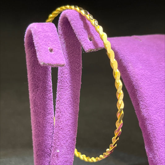 22 Ayar Altın Bilezik Kıvırcık Modern Tasarım 9.03gr Kadın - BZ01190 - alternatif görsel