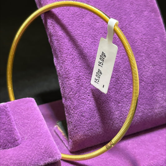 22 Ayar Altın Bilezik Paksoy Modern Tasarım 15.02gr Kadın - BZ01192 - alternatif görsel