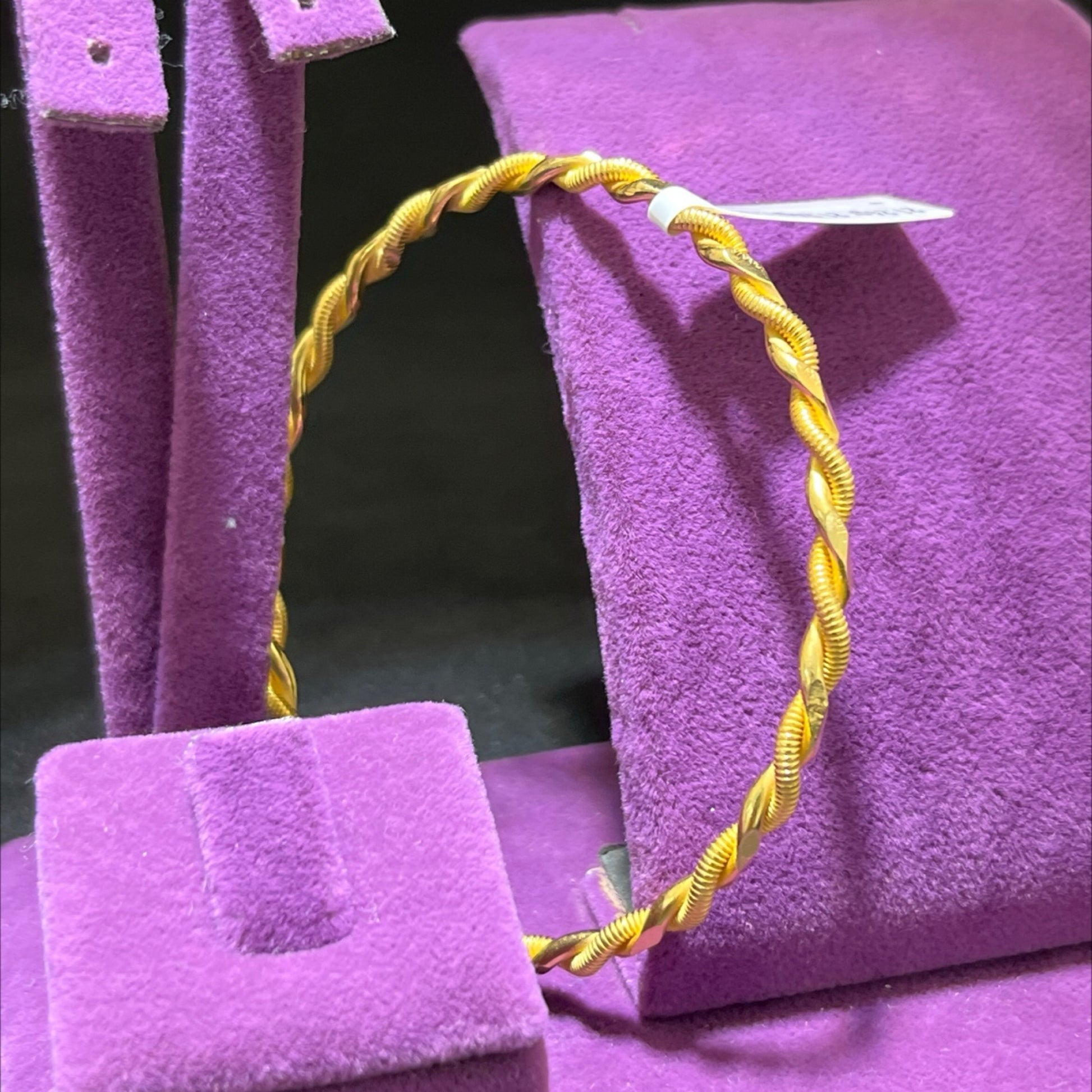 22 Ayar Altın Bilezik Kıvırcık Modern Tasarım 21.24gr Kadın - BZ01187