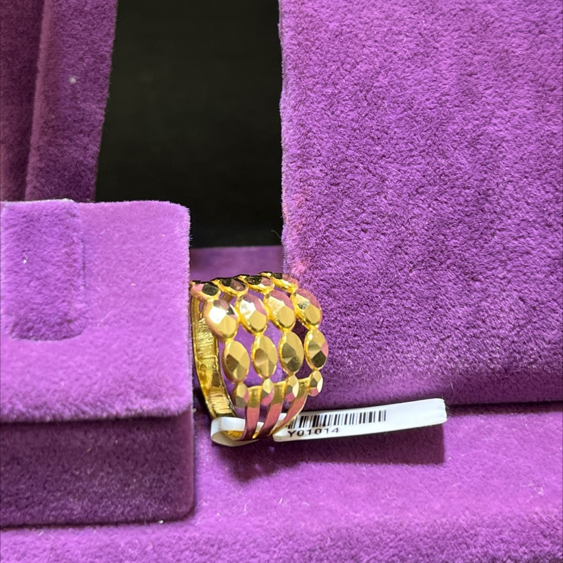 22 Ayar Altın Yüzük Dorikalı Özel Tasarım 4.14gr 21 Numara Kadın - Y01014