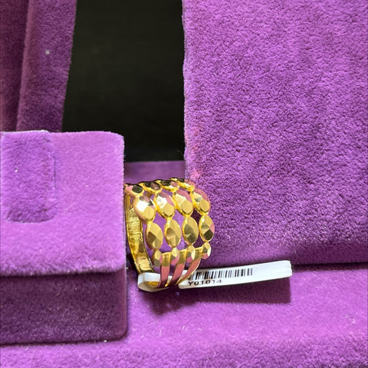 22 Ayar Altın Yüzük Dorikalı Özel Tasarım 4.14gr 21 Numara Kadın - Y01014 - alternatif görsel