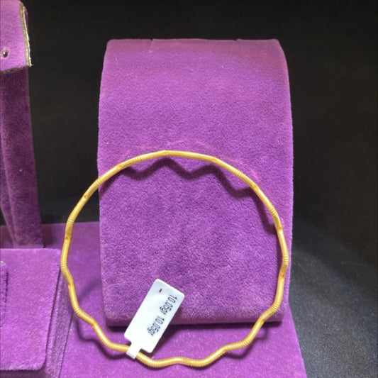 22 Ayar Altın Bilezik Paksoy Zigzag Tasarım 10.17gr Kadın - BZ01212 - alternatif görsel