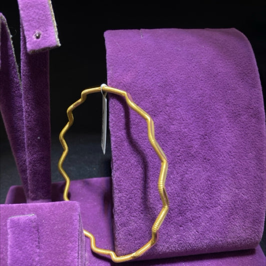 22 Ayar Altın Bilezik Zigzag Modern Tasarım 10.00gr Kadın - BZ01211 - alternatif görsel