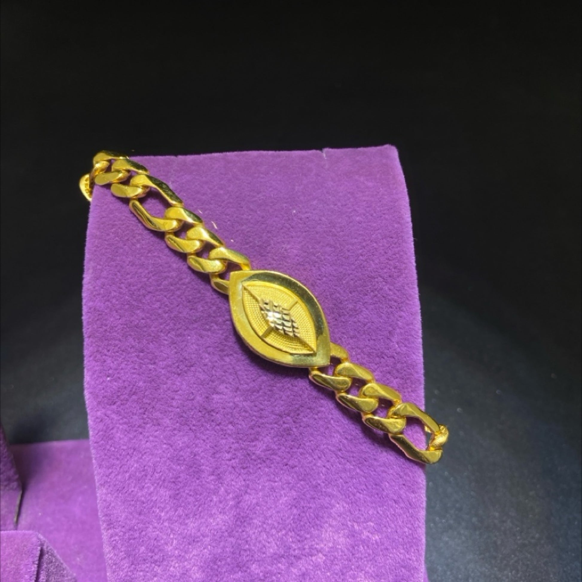 22 Ayar Altın Bileklik Paksoy Modern Tasarım 10.90gr 18 CM Hediye - B00962