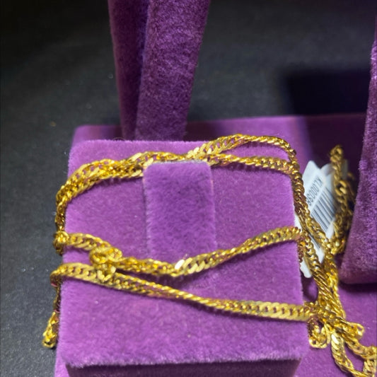 22 Ayar Altın Kolye Singapur Modern Tasarım 7.61gr Kadın - KL00038 - alternatif görsel