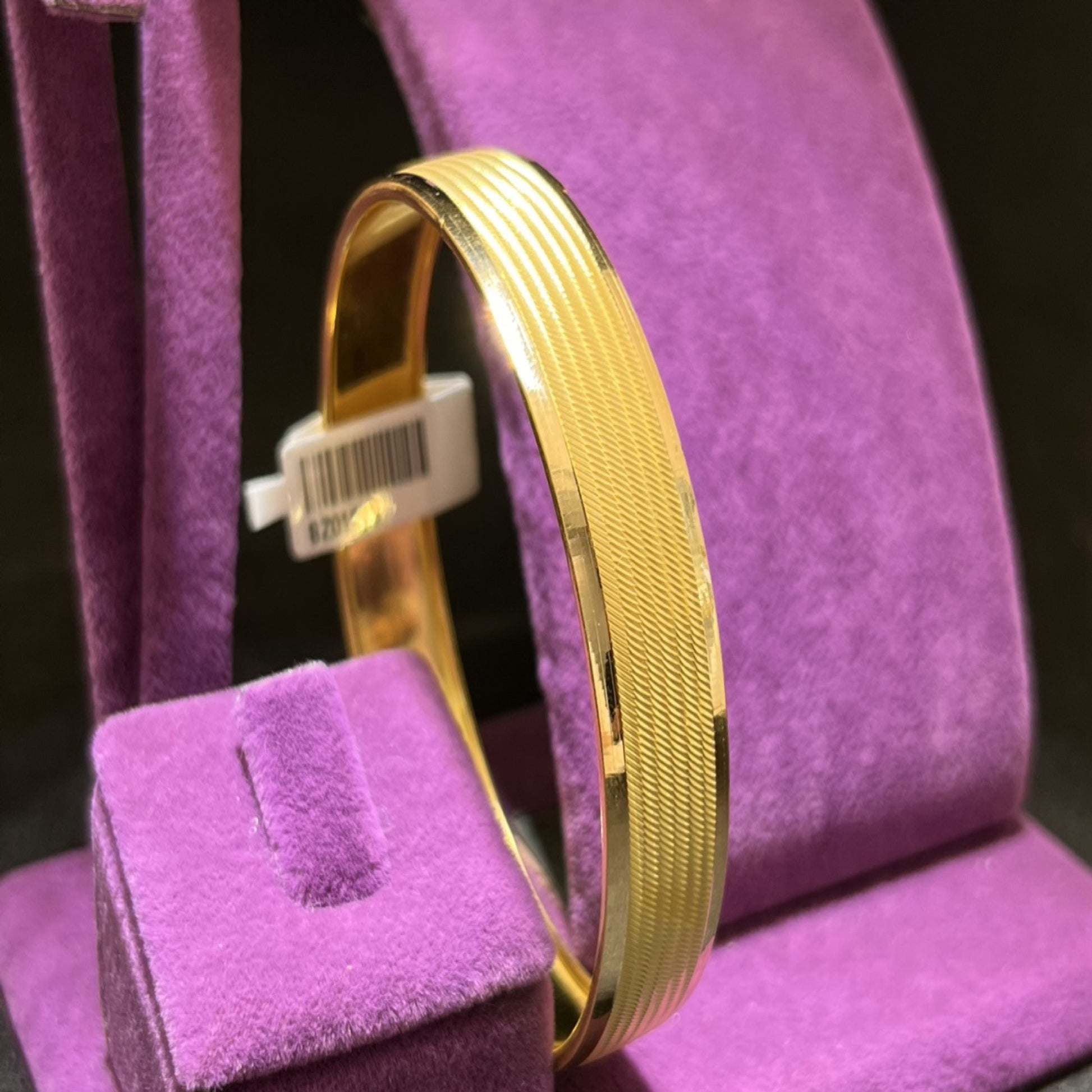 22 Ayar Altın Bilezik Hasırlı Modern Tasarım 10.57gr Kadın - BZ01230