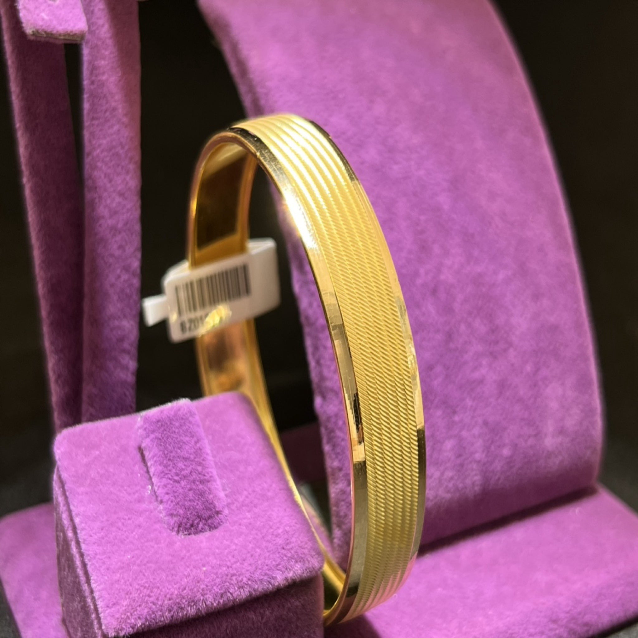 22 Ayar Altın Bilezik Hasırlı Tasarım 9.78gr Kadın - BZ01219