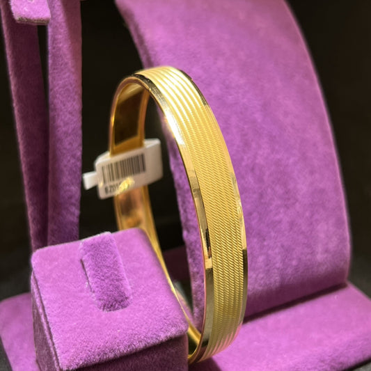 22 Ayar Altın Bilezik Hasırlı Tasarım 9.78gr Kadın - BZ01219 - alternatif görsel