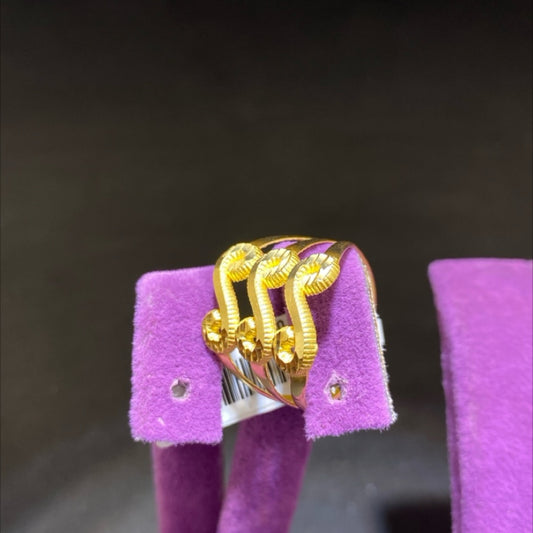 22 Ayar Altın Yüzük Sonsuzluk Tasarım 4.00gr 19 Numara Kadın - Y01032 - alternatif görsel