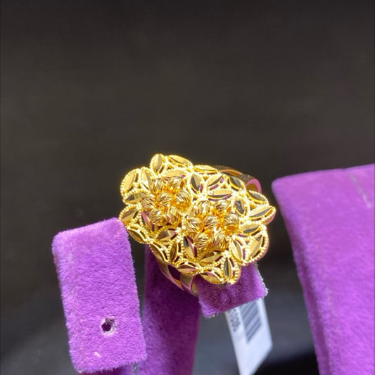 22 Ayar Altın Yüzük Başak Özel Tasarım 4.40gr 18 Numara Kadın - Y01035 - alternatif görsel