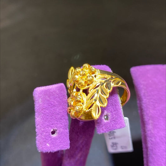 22 Ayar Altın Yüzük Başak Özel Tasarım 4.25gr 17 Numara Kadın - Y01030 - alternatif görsel