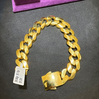 22 Ayar Altın Bileklik Paksoy Modern Tasarım 24.64gr 20 CM Kadın - B00971