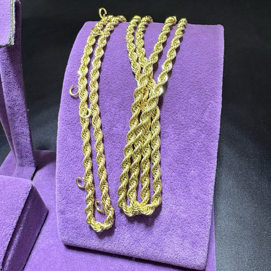 22 Ayar Altın Halat Özel Tasarım 10.04gr 60 CM Hediye - H00206 - alternatif görsel