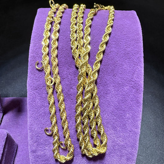 22 Ayar Altın Halat Özel Tasarım 11.00gr 65 CM Hediye - H00208 - alternatif görsel