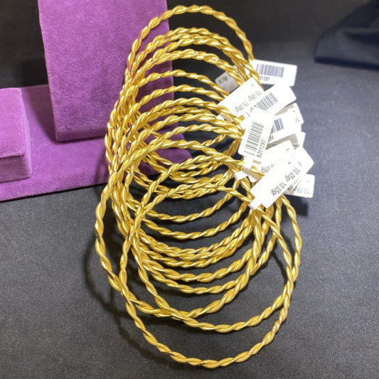 22 Ayar Altın Kıvırcık Bilezik Özel Tasarım 18.02gr Kadın - BZ01283 - alternatif görsel