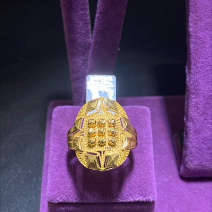 22 Ayar Altın Yüzük Dorikalı Dorika Özel Tasarım 4.97gr 21 Numara Kadın Paksoy - Y01048