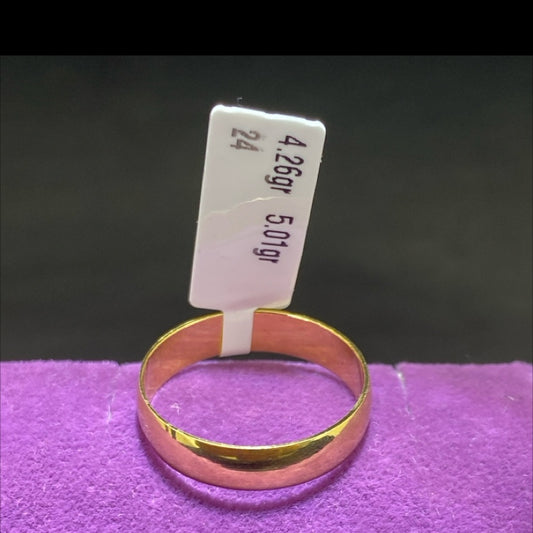 22 Ayar Altın Alyans Klasik Model 4.26gr 24 Numara Paksoy Erkek - AL00857 - alternatif görsel