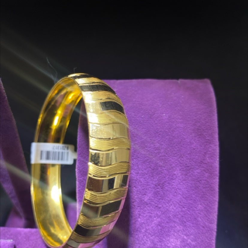 22 Ayar Altın Bilezik Paksoy Şarnel Modern Tasarım 15.86gr Kadın Hediye - BZ01317