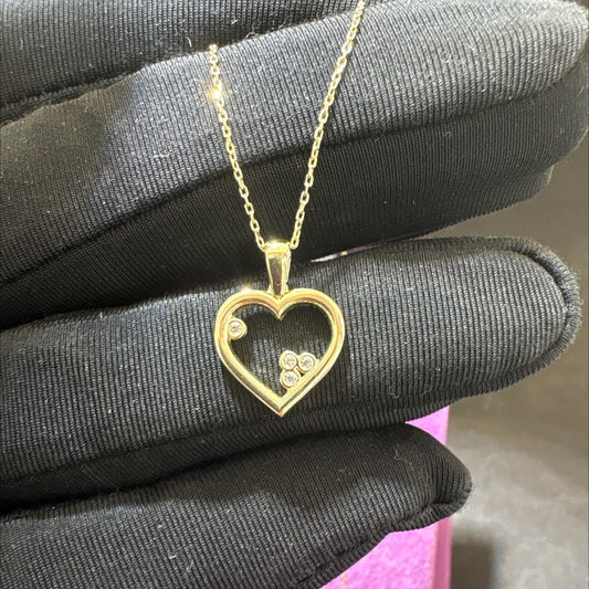 14 Ayar Altın Kolye Kalp Özel Tasarım 2.28gr Kadın Hediye Paksoy - KL00056 - alternatif görsel