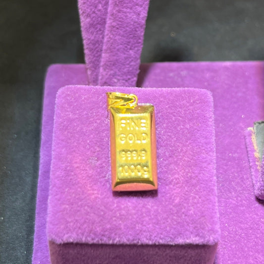 22 Ayar Altın Kolye Ucu Parlak Özel Tasarım 1.52gr Paksoy Hediye - C00325 - alternatif görsel