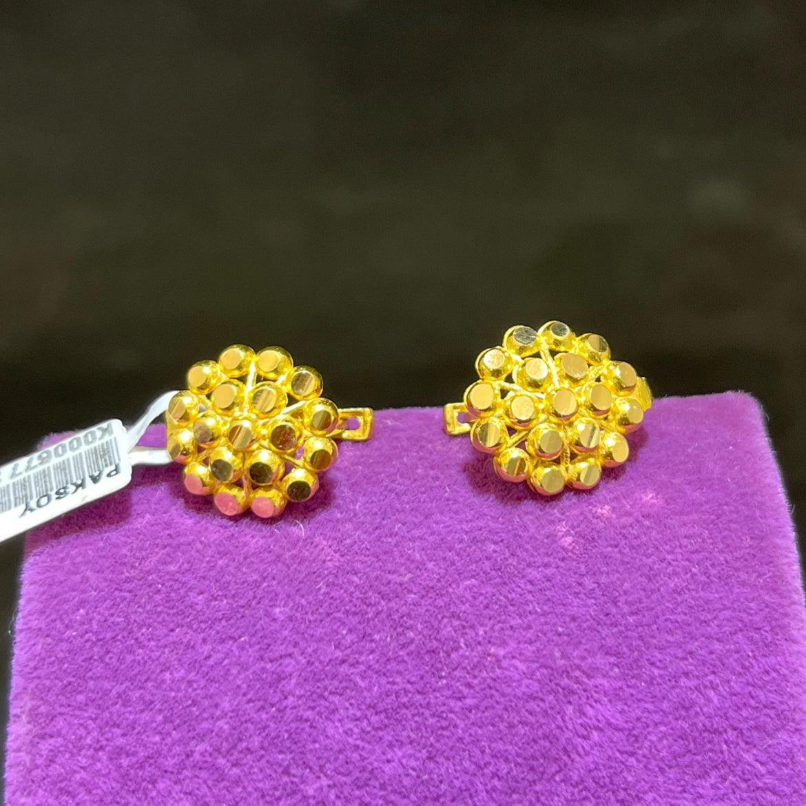 22 Ayar Altın Küpe Şıklığı 4.50gr - K000677