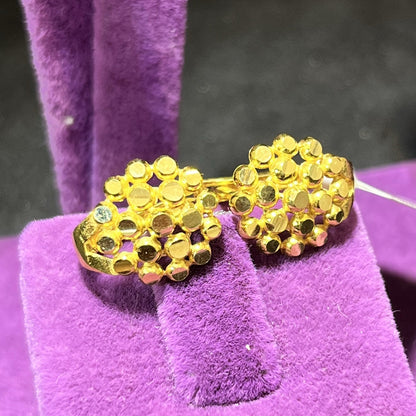 22 Ayar Altın Küpe Zarif Tasarım 3.63gr - K000679