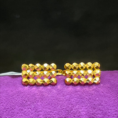 22 Ayar Altın Küpe Şık Tasarım 3.46gr - K000678