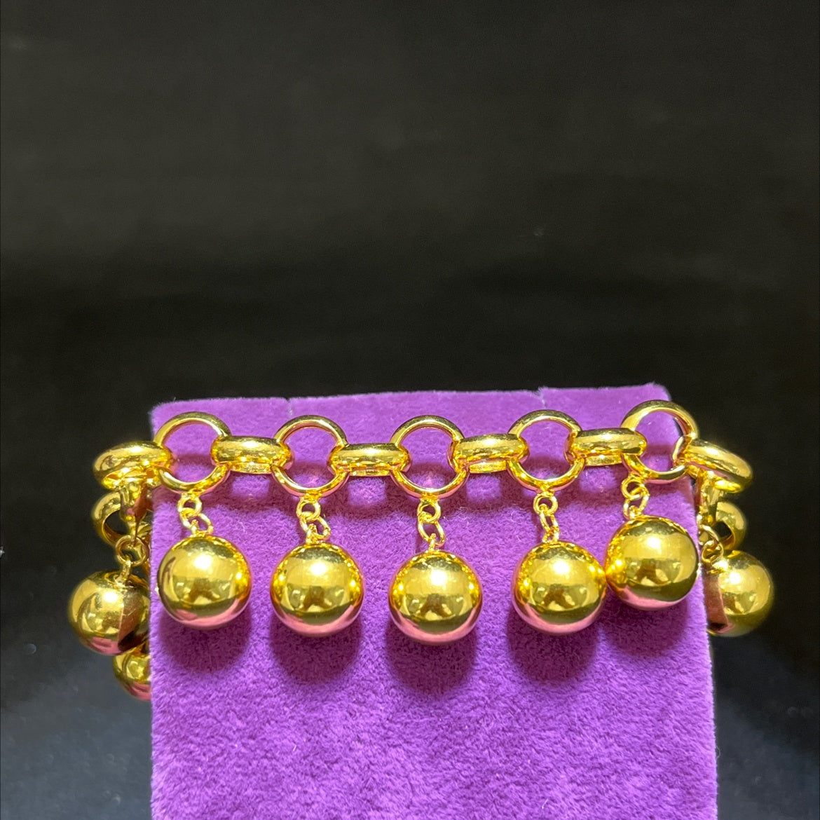 22 Ayar Altın Bileklik Tohumlu Modern Tasarım 25.73gr Kadın - B00937